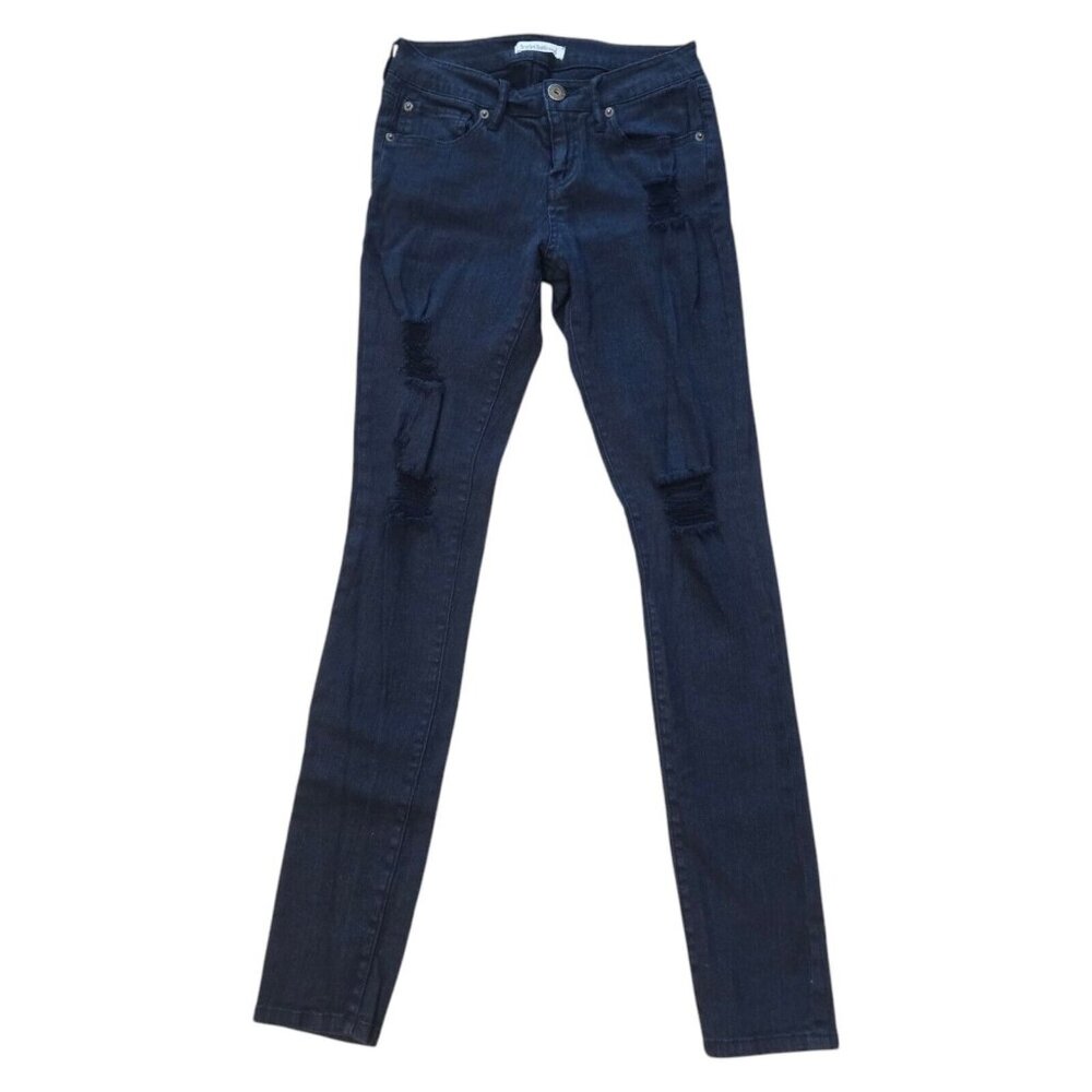 Scarlet Boulevard Jeans Women's Size 26 Skinny Stretch Distressed Pants